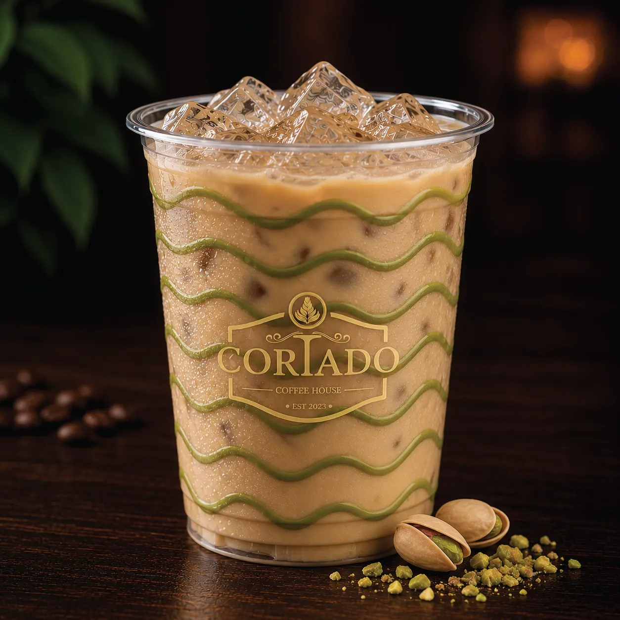 Iced Pistachio Latte
