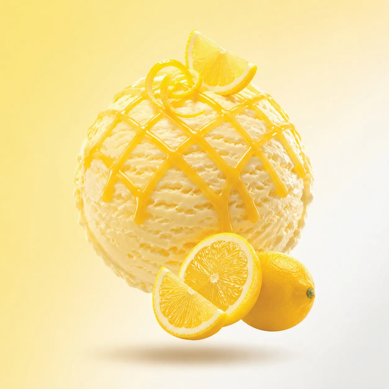 lemon ice cream